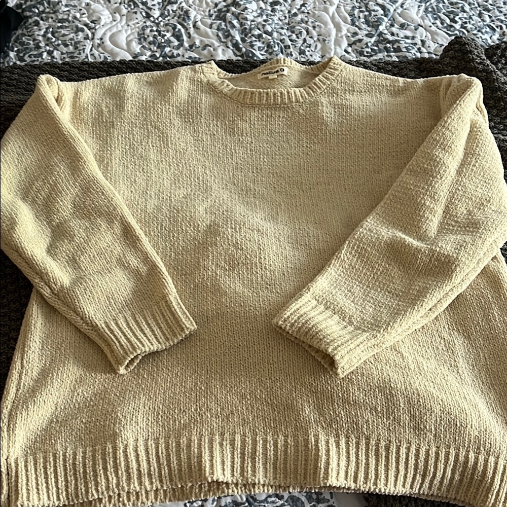 Soft cream colored sweater